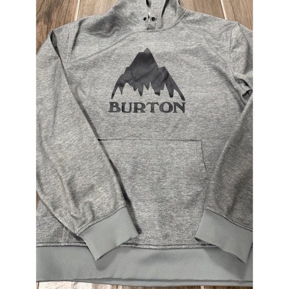 Burton Hoodie Sweatshirt Pullover Sweater Snowboard Ski Mens Sz L - Picture 3 of 6